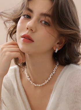 ARSIS法式珍珠满天星锁骨链