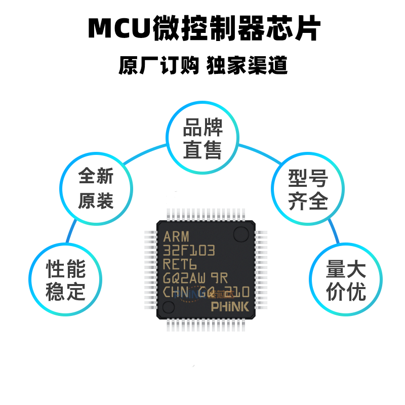 STM32F103RET6 原装正品芯片 32位微控制器CORTEXM3 512K LQFP-64 - 图0