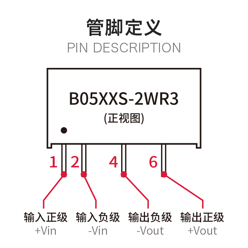 B0515S-2W B0515S-2WR2 R3 dcdc升压电源模块 5V转15V带短路保护-图1