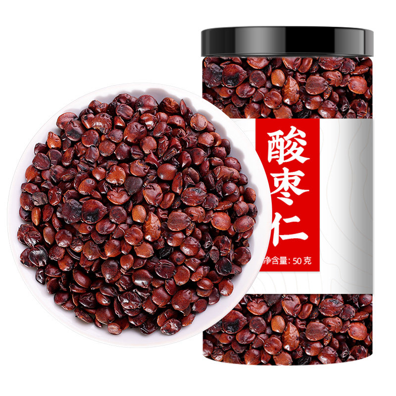 正宗酸枣仁正品旗舰店中药材安眠茶生酸枣仁儿的功效与作用山枣仁