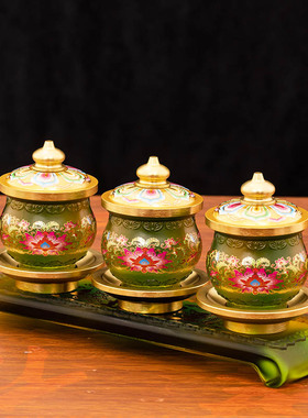 供水杯琉璃供佛水杯佛前家用