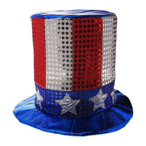 新品American Independence Day HighE Hats July 4th decoration - 图2