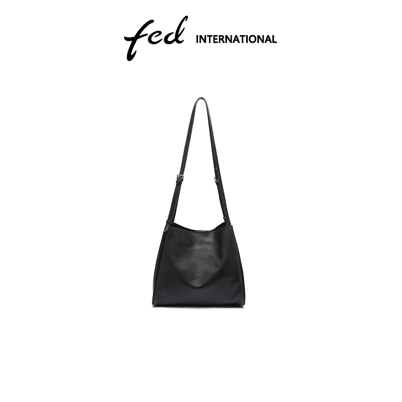 fed头层牛皮真皮女包仿植鞣斜挎包单肩水桶包托特包妈妈包BFA9489,淘宝优惠券,粉丝福利购,淘宝优惠卷