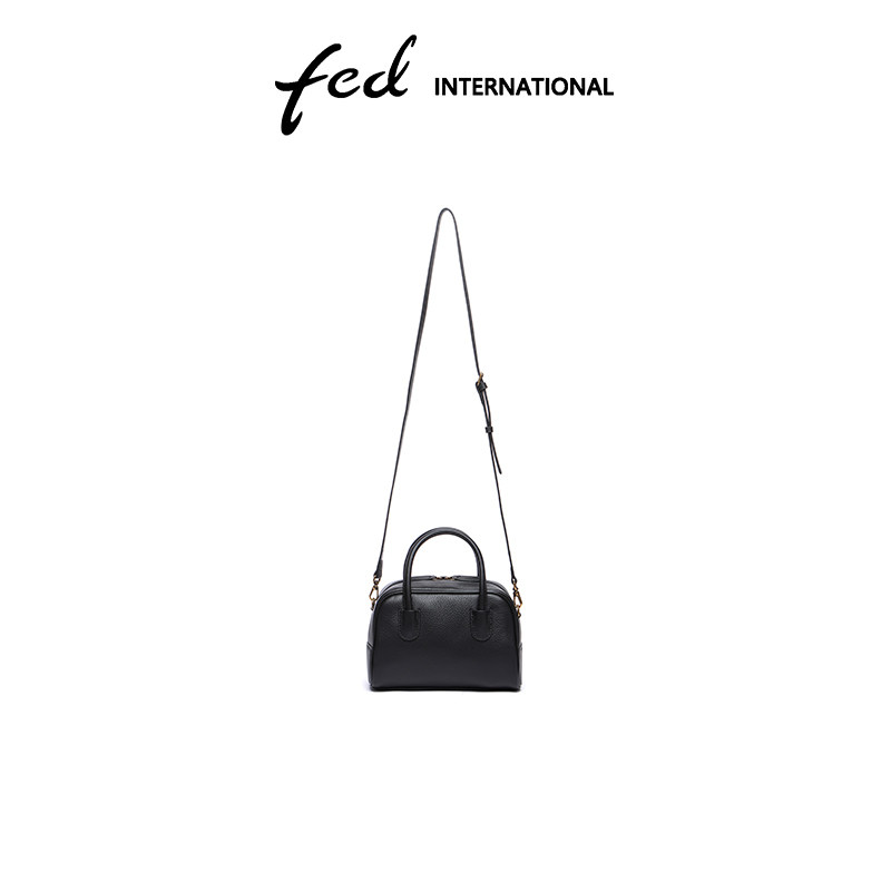 fed头层牛皮波士顿包真皮手机包单肩斜挎手提包女士爆款BFA9269,淘宝优惠券,粉丝福利购,淘宝优惠卷