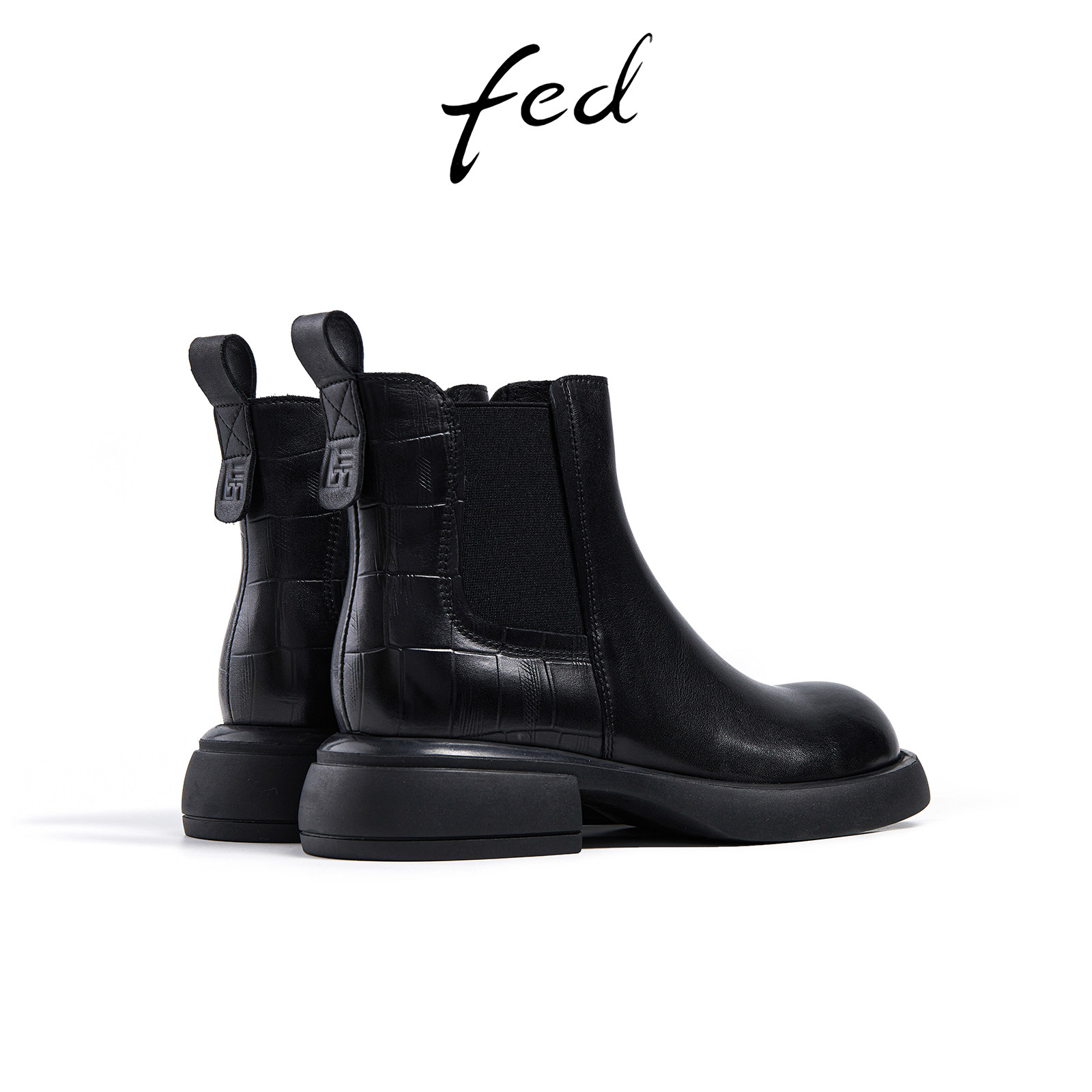 Thick sole boots for women short boots retro chimney boots