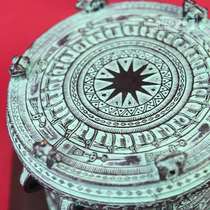 New Bronze Drum Guangxi Featured Handicraft to Lead Colleagues in Rote Decorations and Send Old Foreign Products