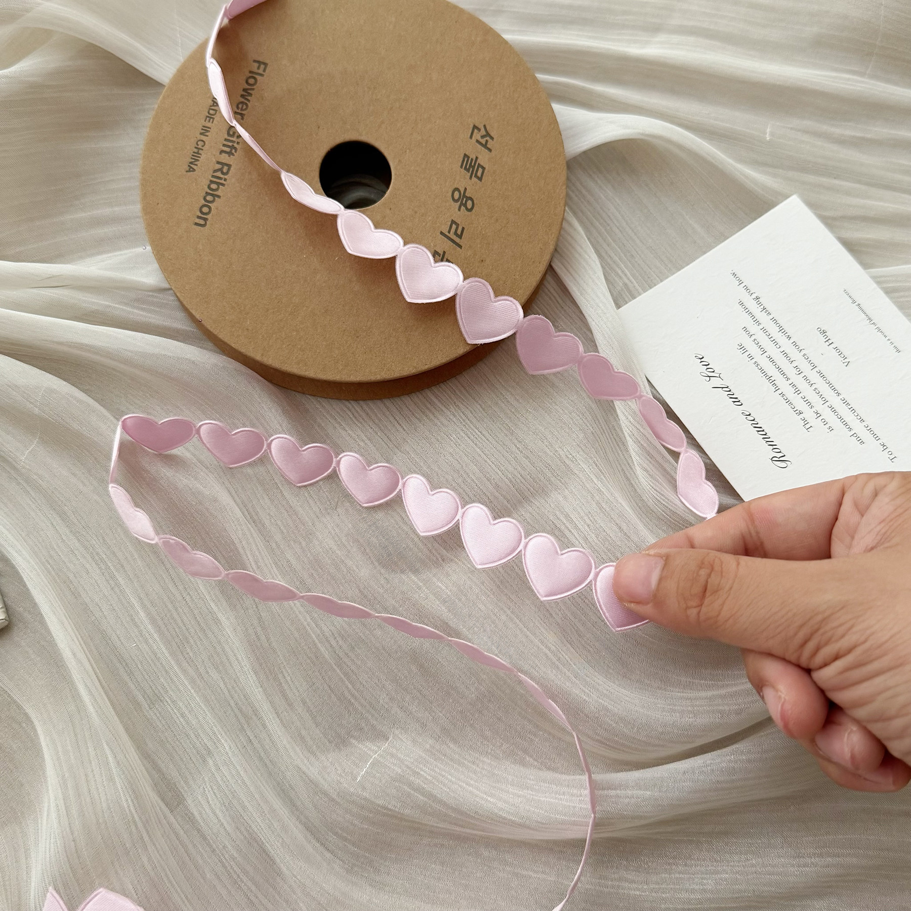 Nice gift~粉色系列丝带节日礼物包装彩带鲜花花束包装缎带飘带绳,淘宝优惠券,粉丝福利购,淘宝优惠卷