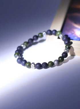 创意礼物黑曜石手链森系