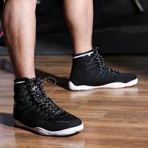 9th Mountain hominin boxing shoes men and women high cylinder loose shoeing training shoes Low gang martial arts Shoe male ratio)