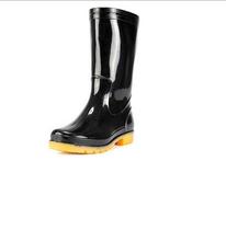 Back Force Rain Shoes Men And Womens Water Shoes Rain Boots Non-slip Waterproof High Cylinders Middle Cylinder Rubber Shoes Water Boots High Cylinder Plus HL807