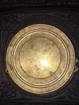 Trace Tang brass Drum Incense Burner base Wen Play Pendulum with Furnace Seat Making of the Drum Volt shoo