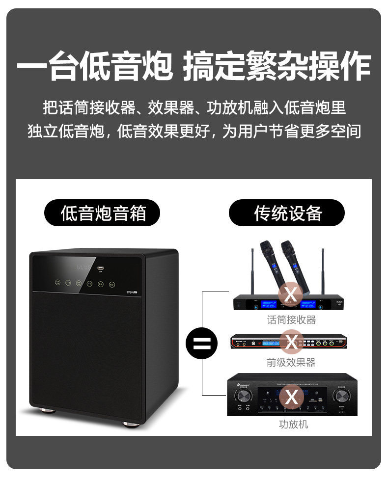 inandon m5家庭ktv套装全套一体机 inandon哼哈KTV/卡拉OK音箱