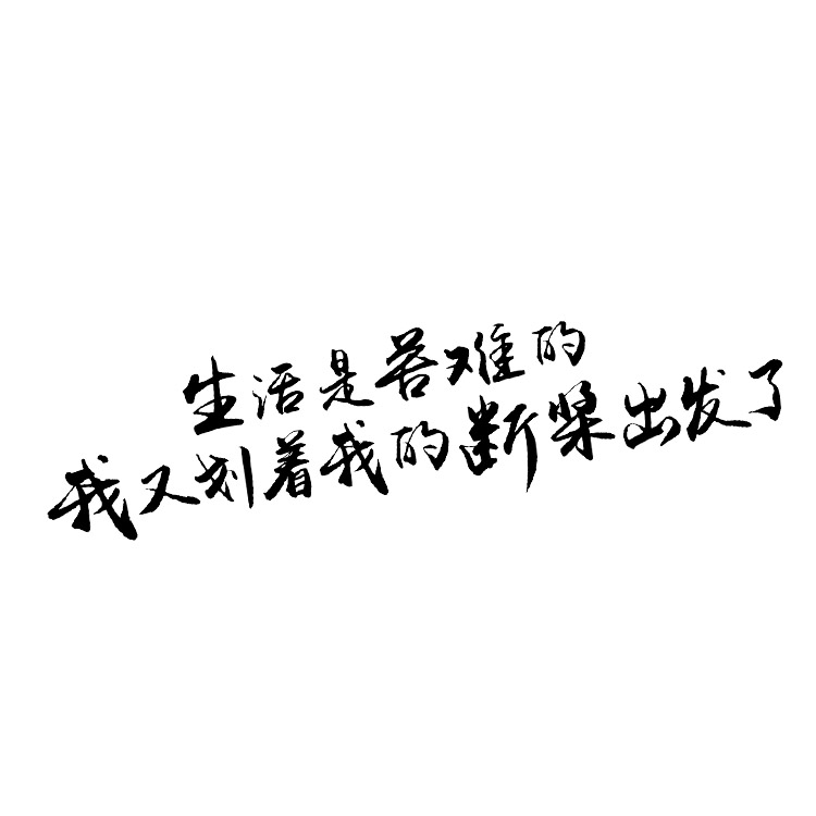 生活是苦难的我又划着我的段桨出发了搞笑励志装饰玻璃反光汽车贴 - 图3