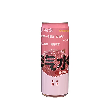 【尝鲜价】荔枝味气泡水饮料320ml*6瓶