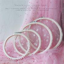 Mechia Show Show Pearl Small Flower Lace Shelf Jewellery Racks Photo Props for Swing Beat Props Photography Swing