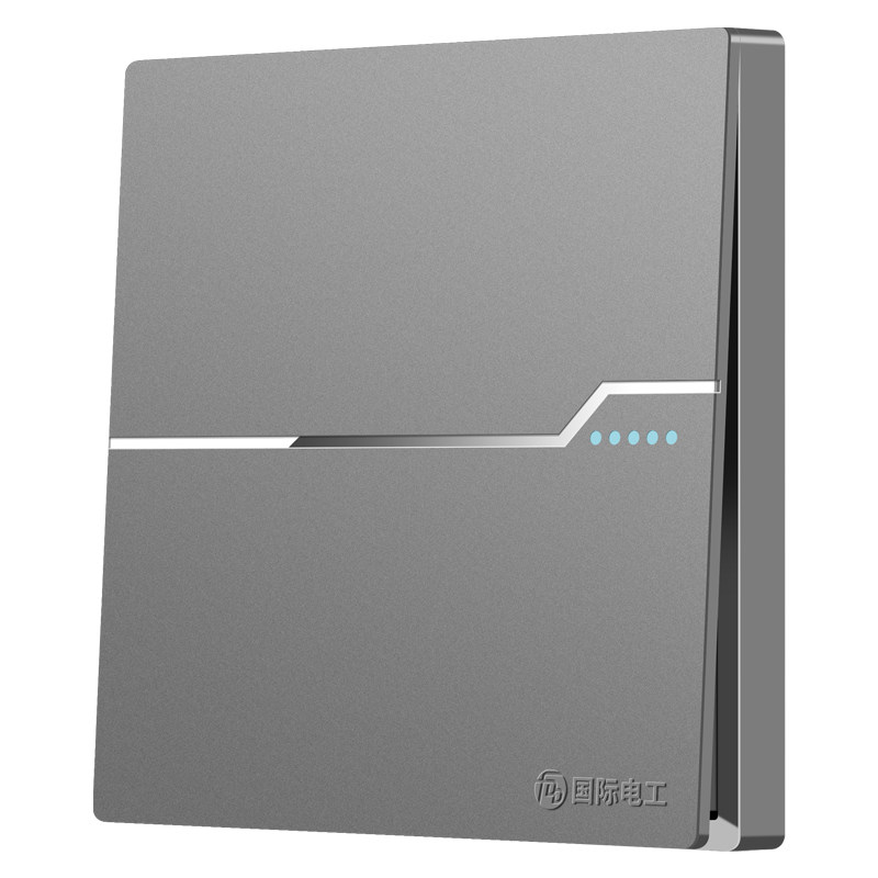 国际电工86型开关插座家用墙壁1位 FDD国际电工单控开关