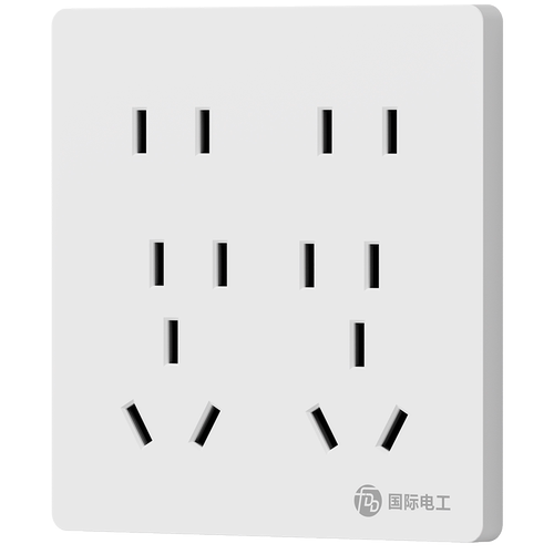 86型开关插座面板暗装多孔家用10A两三四5五六7七八8十14孔插座 - 图3