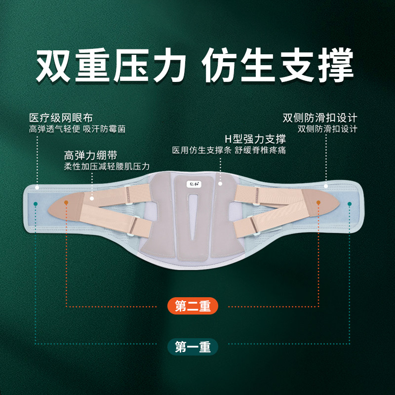 仁和女士医用护腰带腰椎间盘腰托 邦雅医疗器械护具（器械）