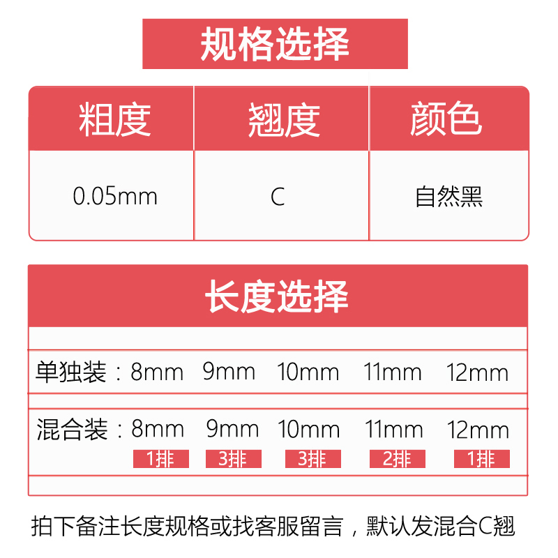 恋夫人鸢尾花V型睫毛嫁接0.05一秒开花浓密超软双笙花美睫店专用 - 图0