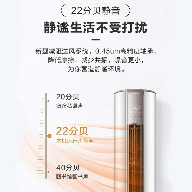 【新一级能效】海尔统帅2 / 3p柜机 海尔爱东东空调