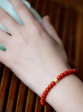 原矿天然南红玛瑙手链女款保真