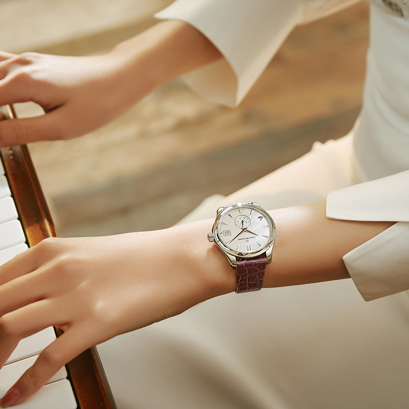 宝齐莱官方正品马利龙系列LOVE腕表 鳄鱼皮皮带贝母盘机械表女表 宝齐莱官方正品马利龙系列LOVE腕表 鳄鱼皮皮带贝母盘机械表女表