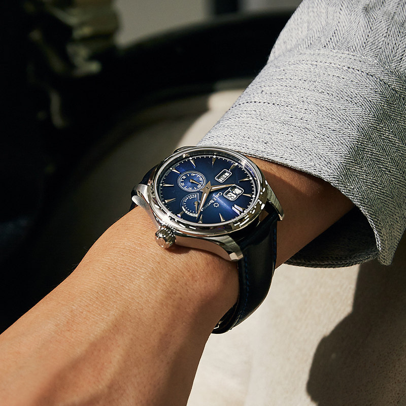 宝齐莱官方正品马利龙系列外缘动储腕表 小三针限量瑞士手表男表 宝齐莱官方正品马利龙系列外缘动储腕表 小三针限量瑞士手表男表