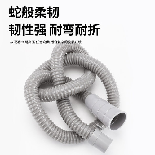 通用洗衣机排水管家用全半自动波轮滚筒延长出水管子加长放水软管 - 图1