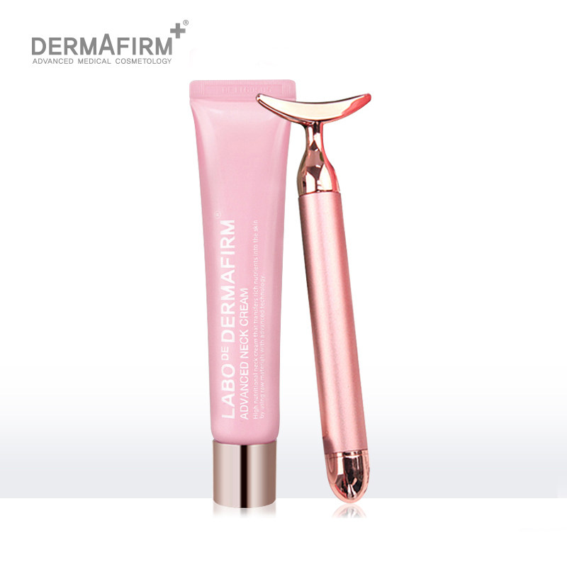 dermafirm德妃天鹅颈送按摩棒颈霜 wowcolour颈霜