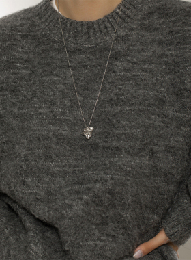 不规则液态仿珍珠毛衣链秋冬配饰