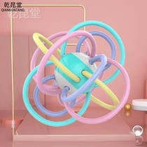 Baogu Teeth Instrumental Grinders Bite the rubber hand rocking the bell KH-010_F to teach the baby puzzle to play early Man Harppaton hand grip