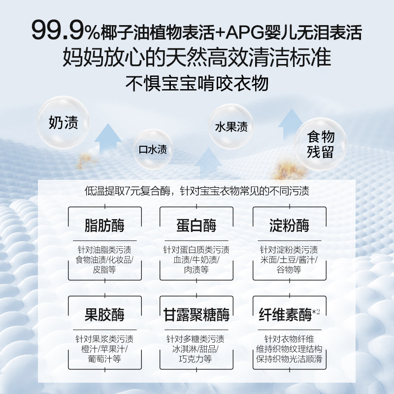绽家洗衣液宝宝洁净温和亲肤护衣 绽家宝宝洗衣液