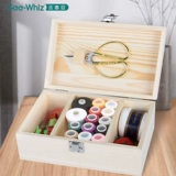 Страсть коробка домашняя практика с высокой свадьбой с большой игольчатой ​​сумкой с твердым деревом набор инструментов для швейного швей