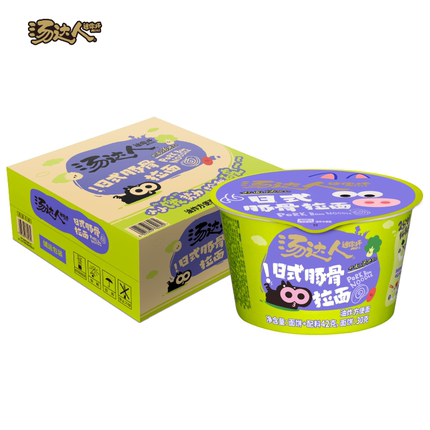 【mini杯】汤达人迷你杯日式辣白菜豚骨拉面方便速食夜宵解馋