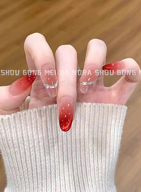 776人正在抢购巨显白红宝石美甲