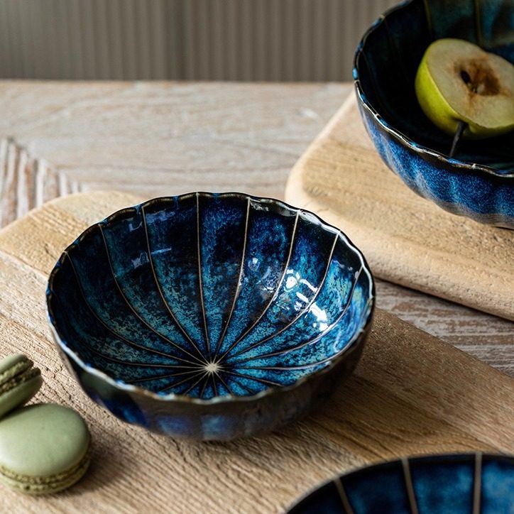 【合集】日本舍米蓝陶瓷餐具日式复古简约大碗釉下彩家用吃饭碗,淘宝优惠券,粉丝福利购,淘宝优惠卷