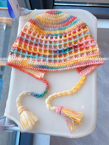 阳阳编织屋diy手工编织亲肤柔软帽子围巾材料包成品毛线钩针礼物 - 图2
