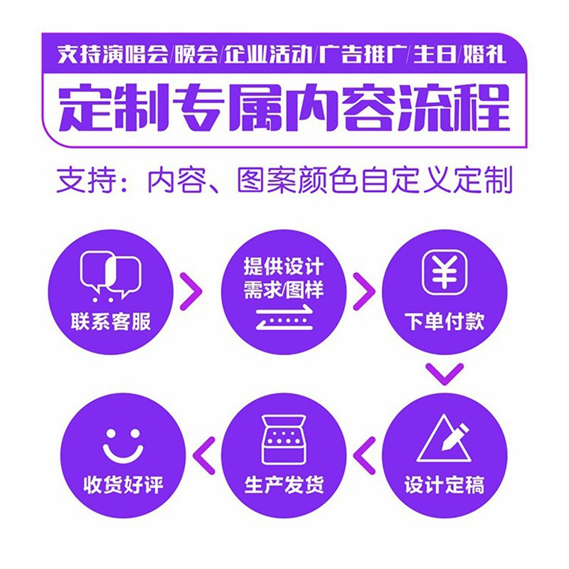 2024新款林俊杰演唱会应援灯牌发光发箍手灯荧光棒明星周边定制 - 图2