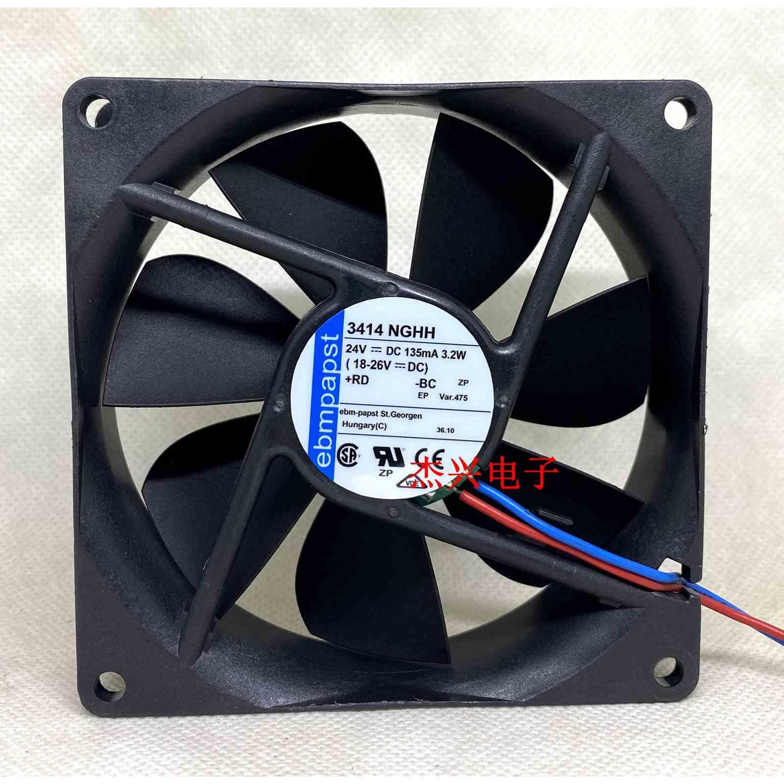 新款全新正品ebm TYP 3414 NGHH 9CM 9025 24V 3.2W 高端 变频器 - 图0