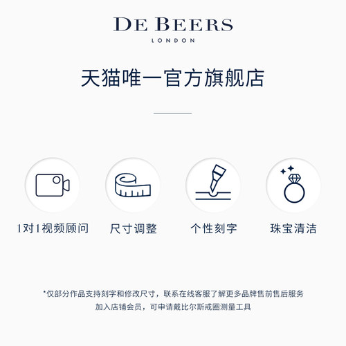 De Beers 戴比尔斯 Enchanted Lotus 莲花18K白金钻石项链 - 图3