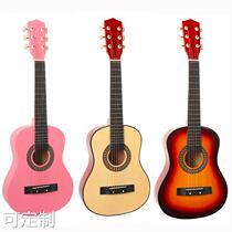 30 30 34 36 36 inch folk guitar wire string beginner children guitar practice introductory toy guitar custom