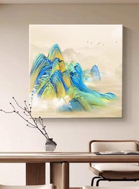 千里千山图新中式禅意茶室装饰画