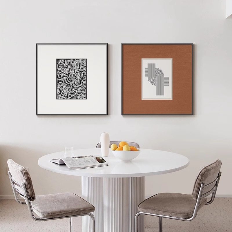 轻奢抽象餐厅装饰画现代简约饭厅艺术挂画高档客厅沙发背景墙壁画,淘宝优惠券,粉丝福利购,淘宝优惠卷