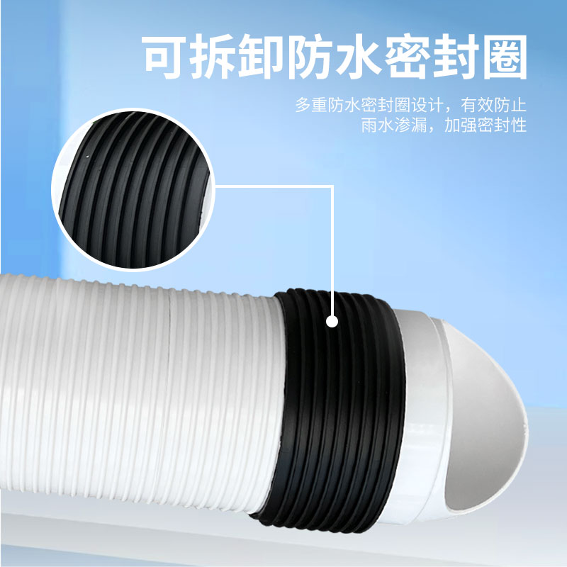 穿墙风帽一体式外墙出风口防风罩卫生间油烟机室内安装排气防雨帽,淘宝优惠券,粉丝福利购,淘宝优惠卷