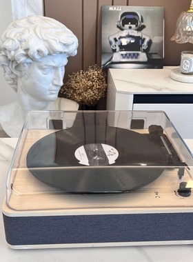 复古留声机黑胶唱片机蓝牙音箱LP电唱机欧式家居摆件学生生日礼物