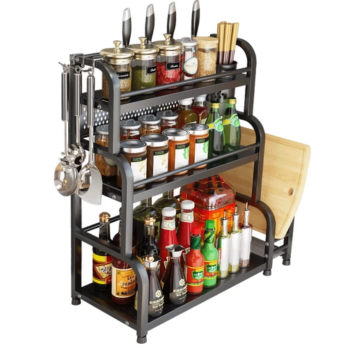 Черные универсальные палочки для еды из нержавеющей стали, разделочная доска, система хранения