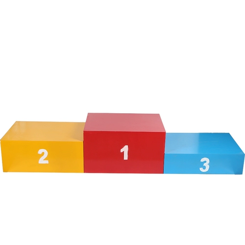 Детские подиум подиум награждают подиум для хранения спортивной конференции по легкой атлетике Стальной деревянной настройки для размера