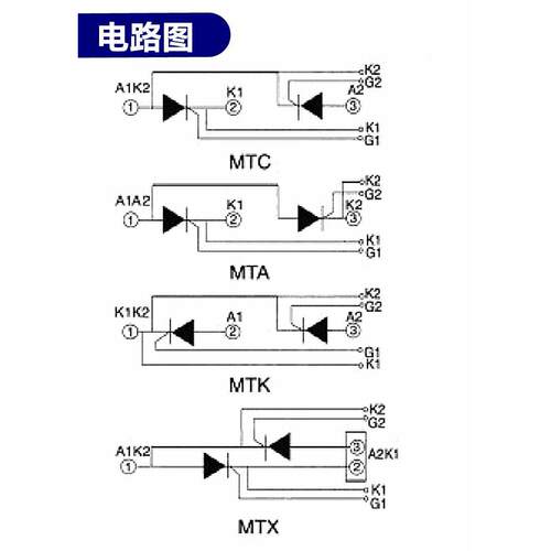 可控硅90A 1600V MTC90-16 MTC90A1600V晶闸管模块 MTC90控制器 - 图1