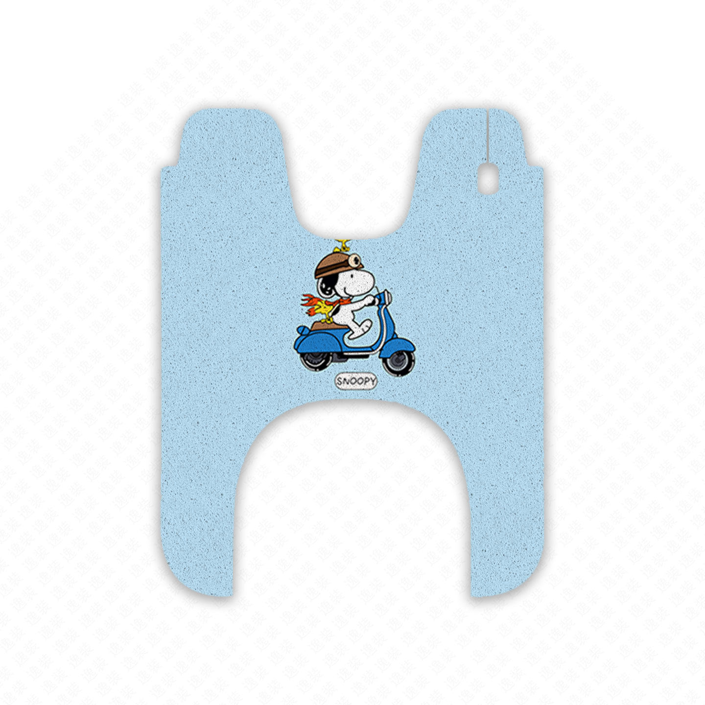 【小刀云朵脚垫】电动三轮车配件脚踏垫踏板皮脚踩垫防防滑耐磨垫-图3