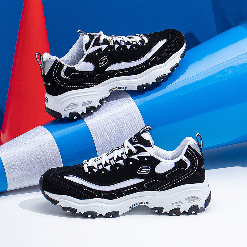 skechers官方d lsquo lites熊猫鞋 斯凯奇斯高玛板鞋/休闲鞋